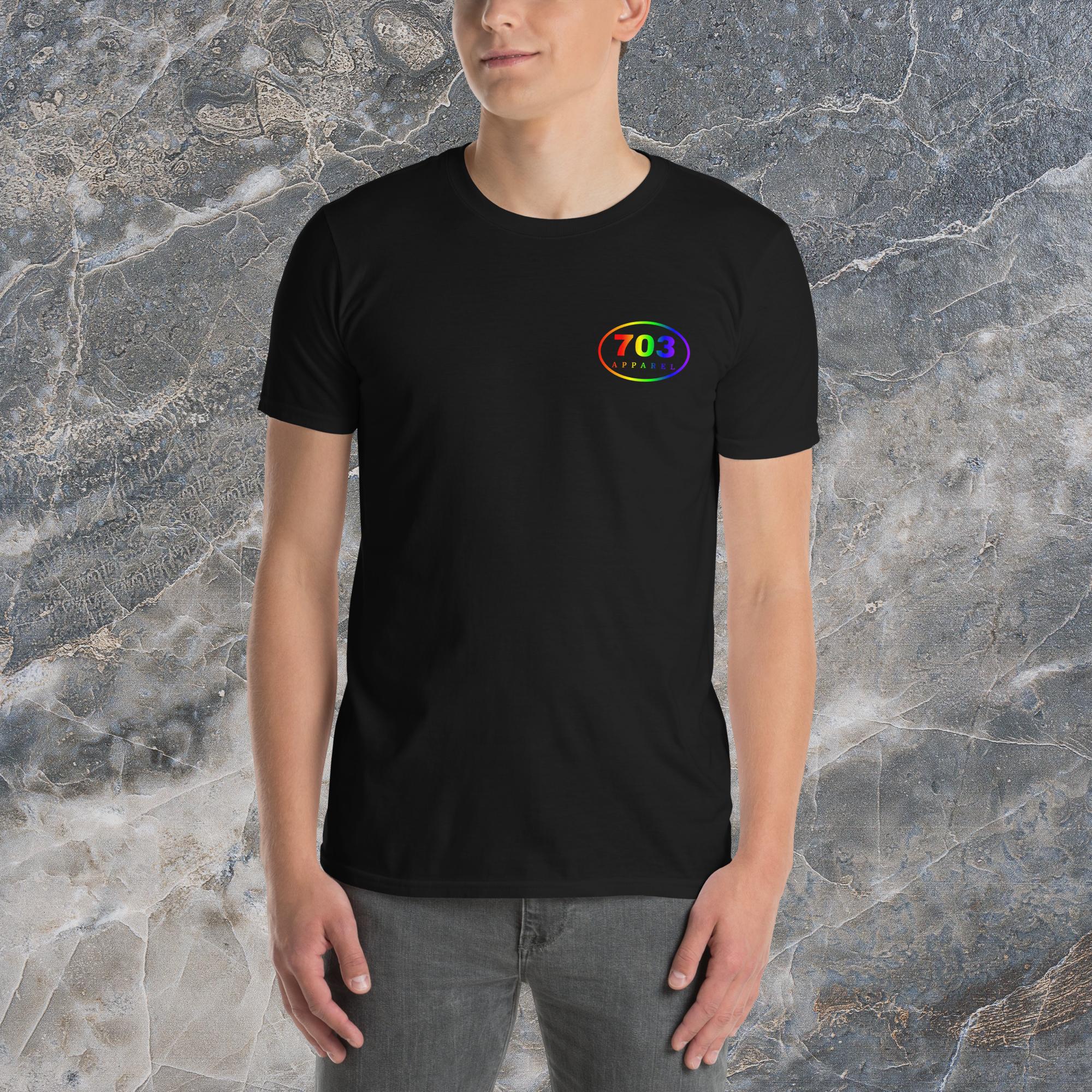 GOOD VIBES (BACK PRINT) Short-Sleeve Unisex T-Shirt Gildan 64000